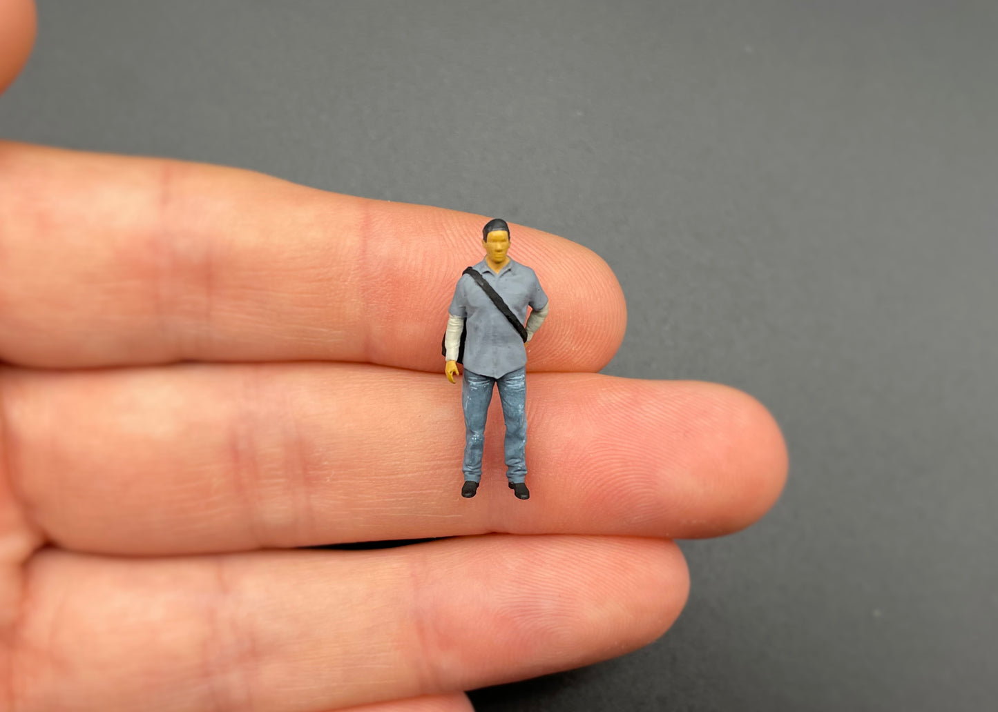 Miniature Video Game Figure Detail 1:64 Scale Human Model