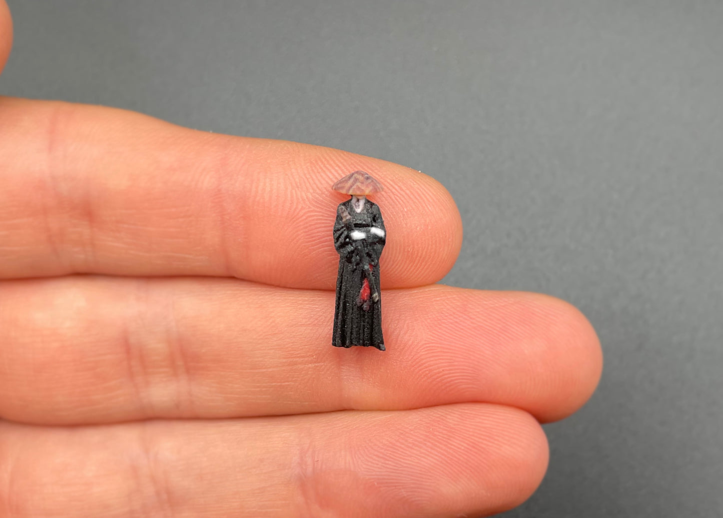 Japanese Samurai. Traditional Outfit. Miniature 1:64 and 1:87 Scale Warriors