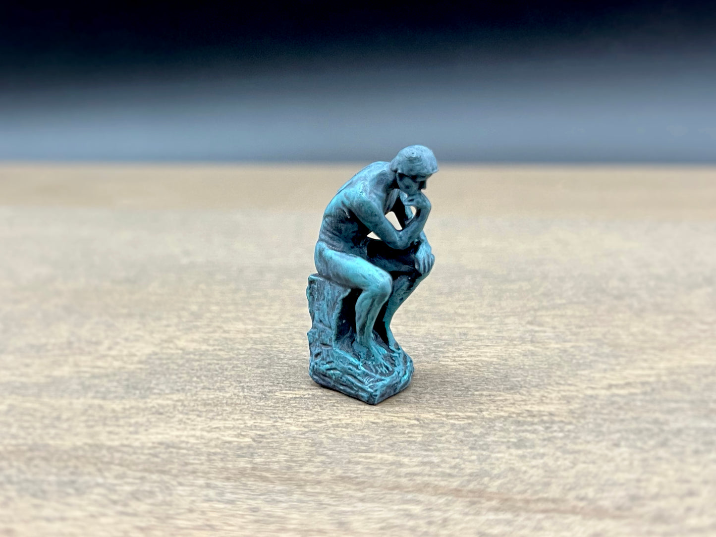 The Thinker Statue / Sculpture. Miniature 1:64 Scale Replica