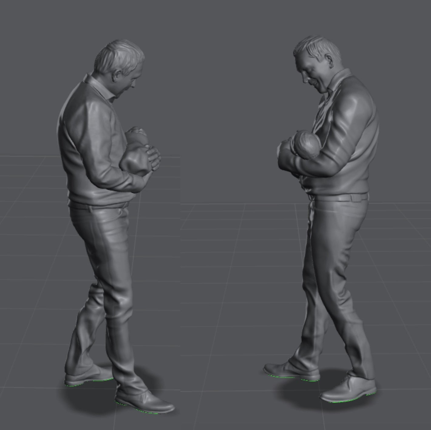 Dad Grandad Baby Infant 3D Printable STL File Gift Pregnancy Reveal