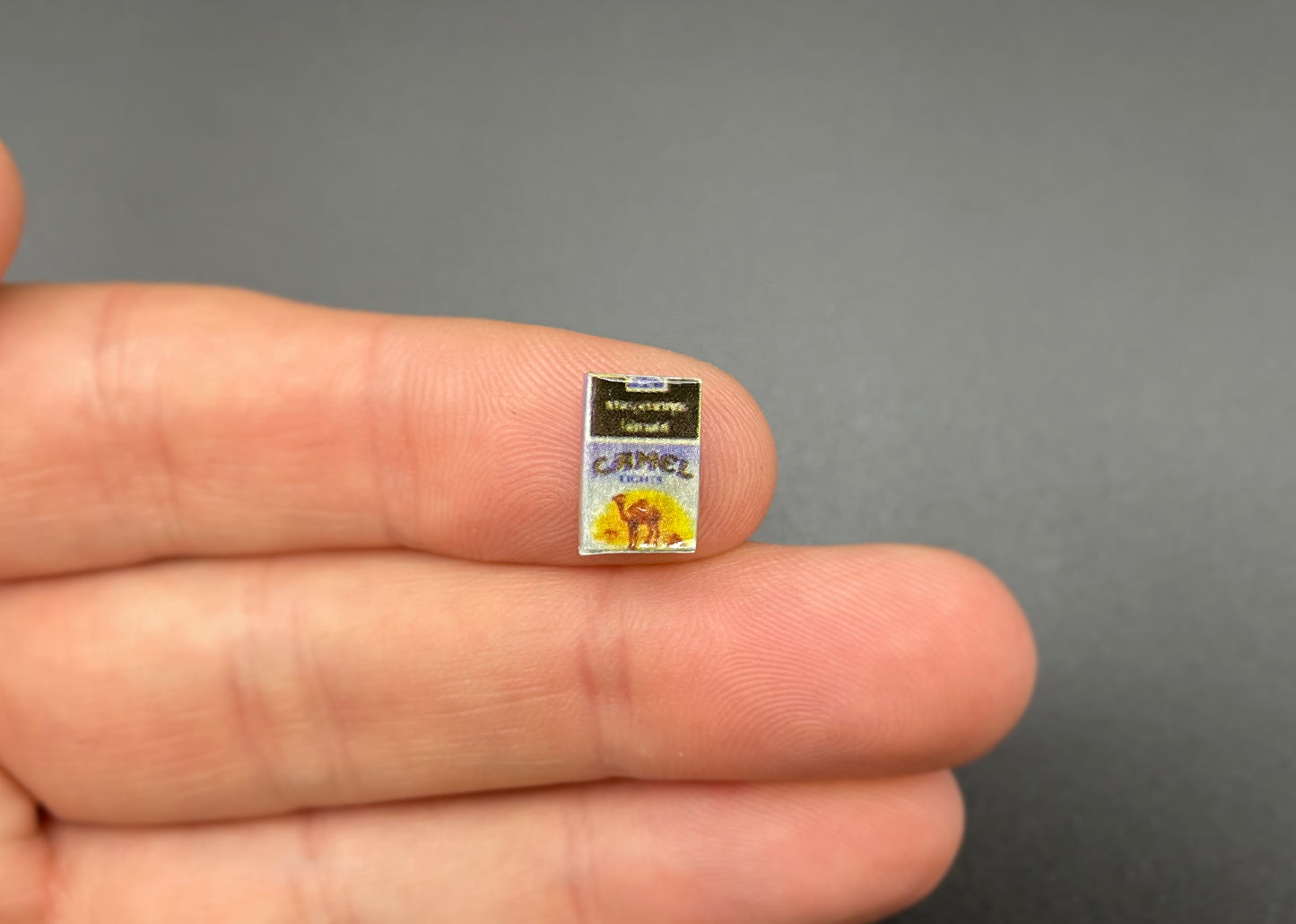 Miniature Cigarette Packets. 1:6 Scale. Dollhouse Accessory