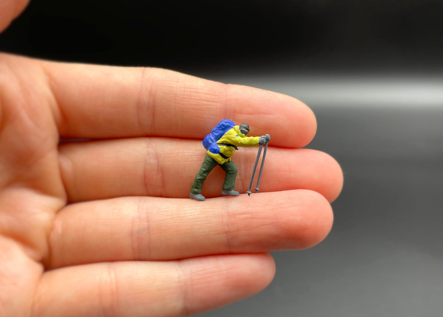 Miniature Hikers Climbers Campers Figures. 1:87 Scale