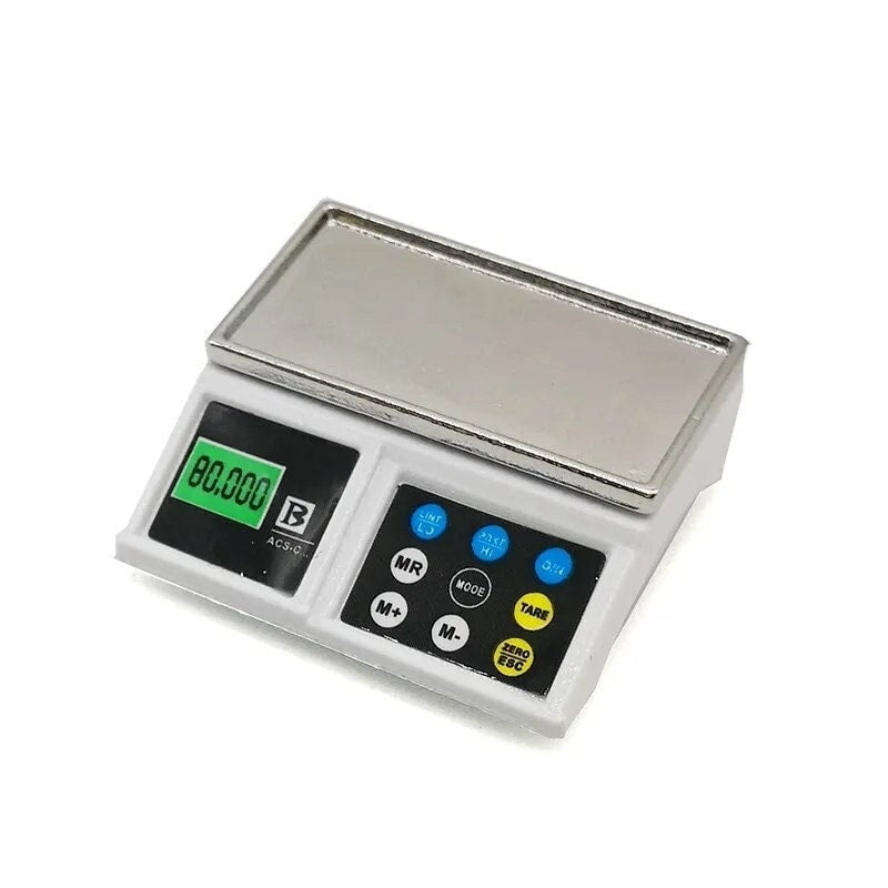1:12 Scale Miniature Weighing Scales Electric Digital Kitchen Dollhouse Accessory