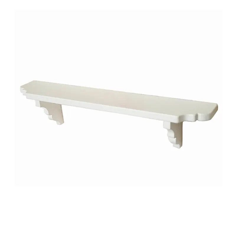 1:12 Scale Miniature White Shelf. Model Dollhouse Shelf Accessory