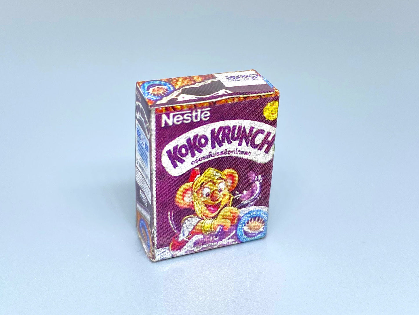 Miniature Cereal Boxes Corn Flakes, Koko Crunch. Dollhouse Accessory. 1:12 Scale