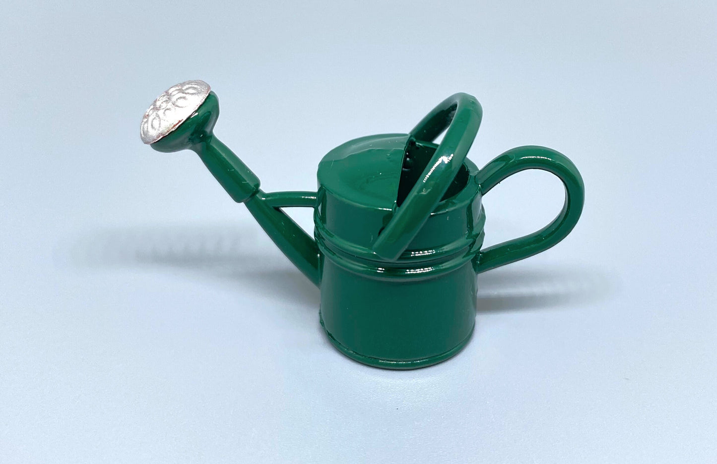 Miniature Red Watering Can 1:12 Scale Dollhouse Garden Prop