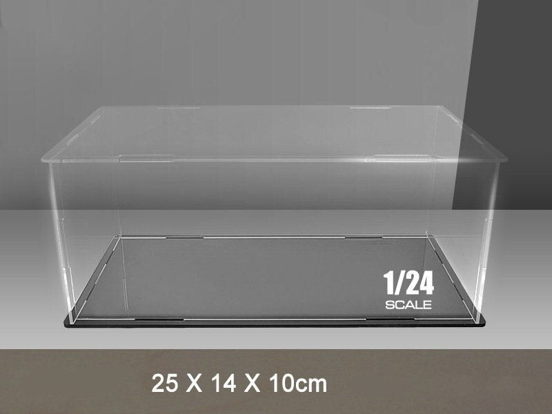 Miniature Dust-Proof Acrylic Garage Scene 1:24 Scale Display