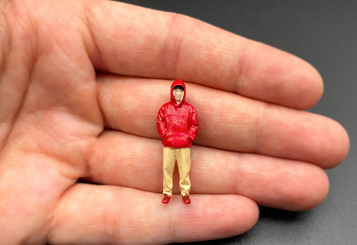 Miniature People Figures Set 1:64 Scale Walking Models
