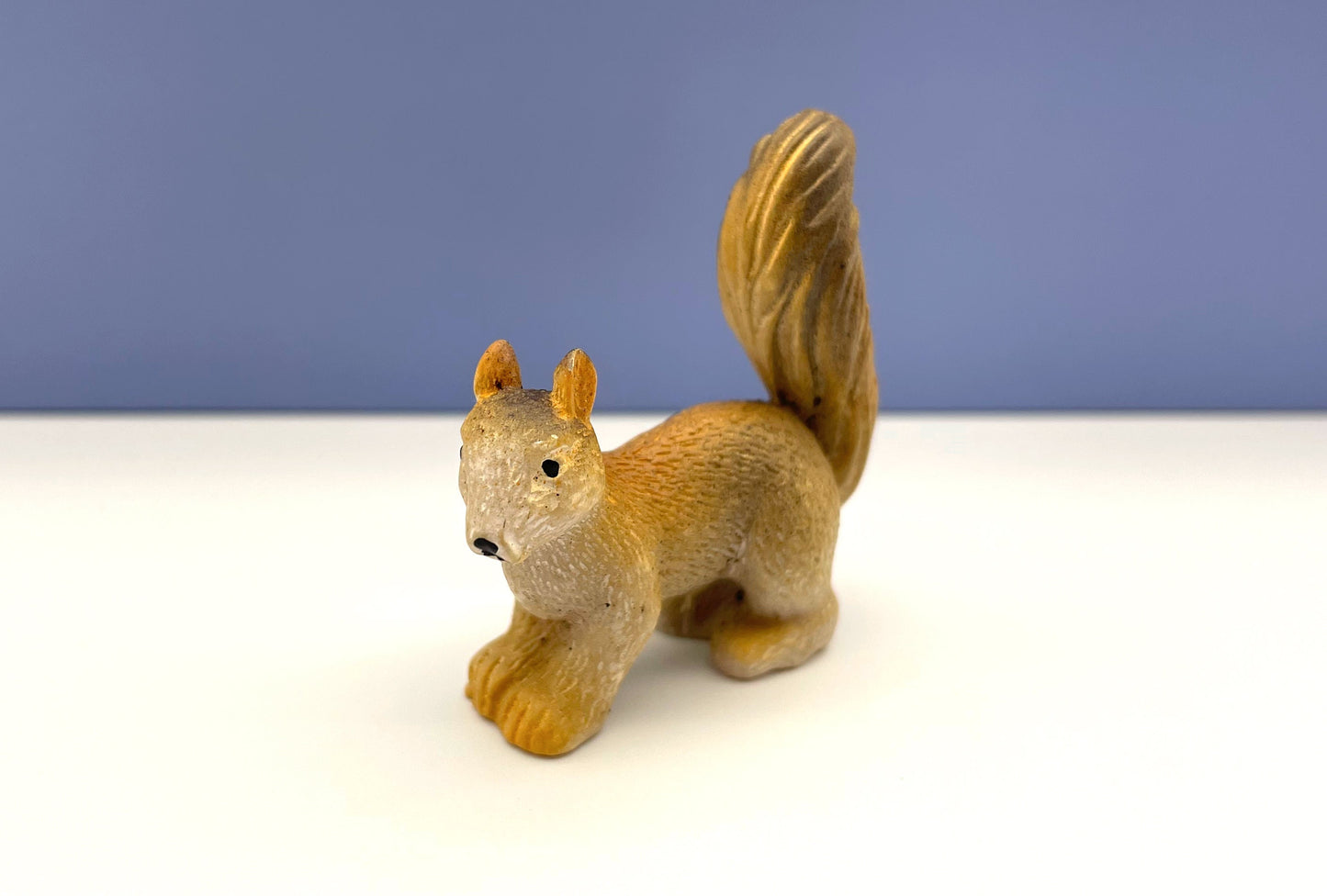 Miniature Squirrel Figurine 1:12 Scale Dollhouse Animal Accessory
