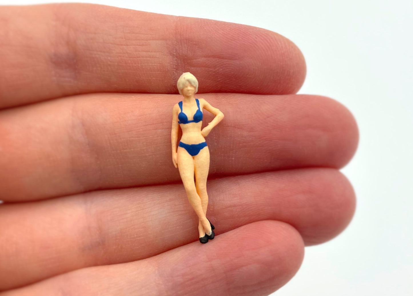 Miniature Women Supermodel Figures 1:64 Scale Angle View
