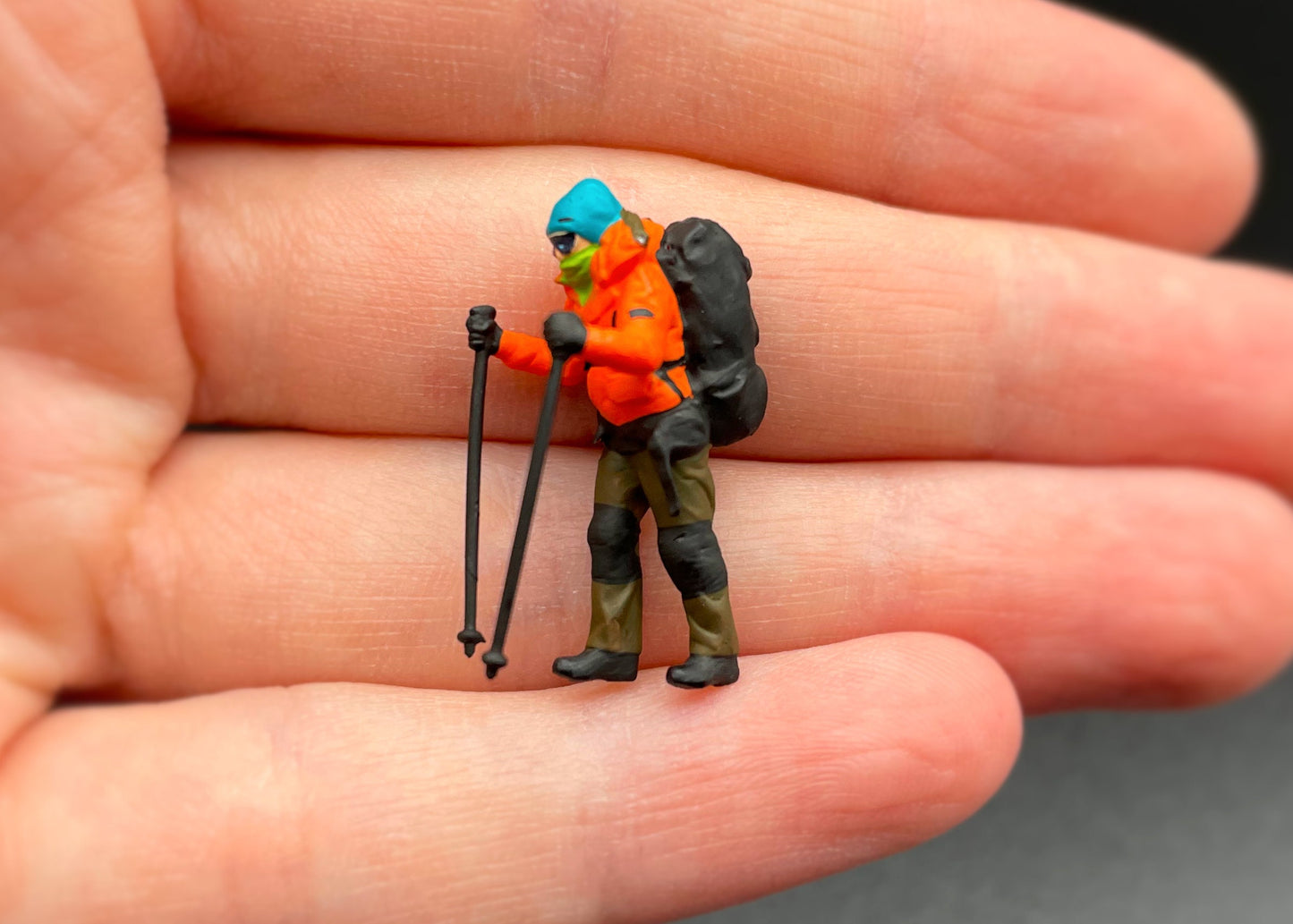 Miniature Hikers Climbers Campers Figures 1:64 Scale