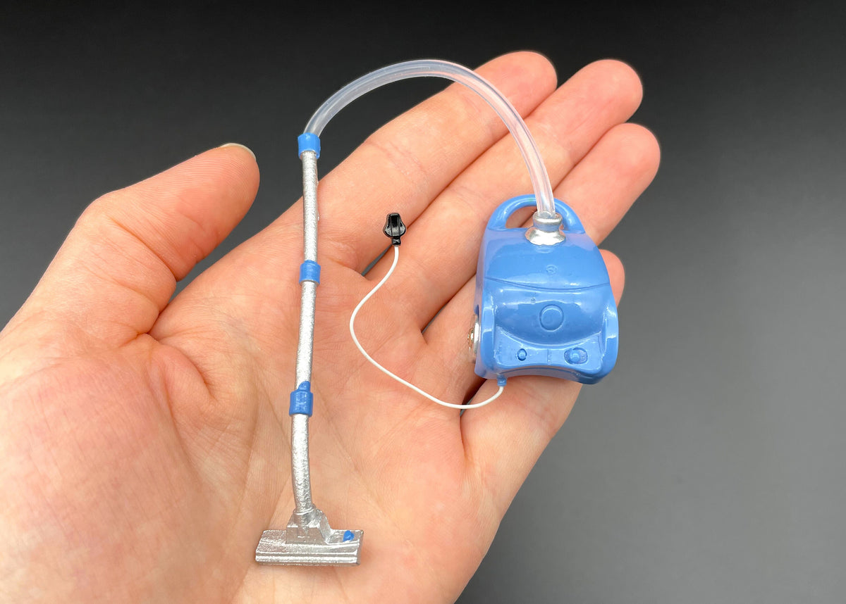Miniature Dollhouse Vacuum Cleaner 1:12 Scale Front View