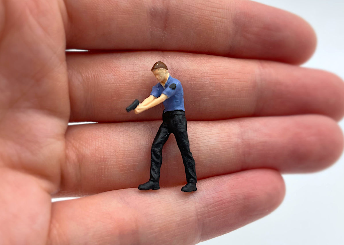 Police SWAT Security Criminal Robber Traffic Police 1:64 Scale Miniature Figures