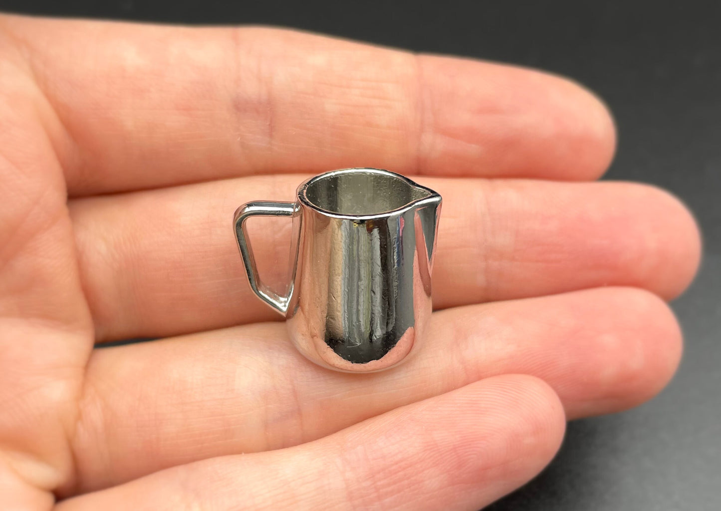 Miniature Milk / Coffee Jug. Dollhouse Kitchen Food Drink Accessories. 1:12 Scale