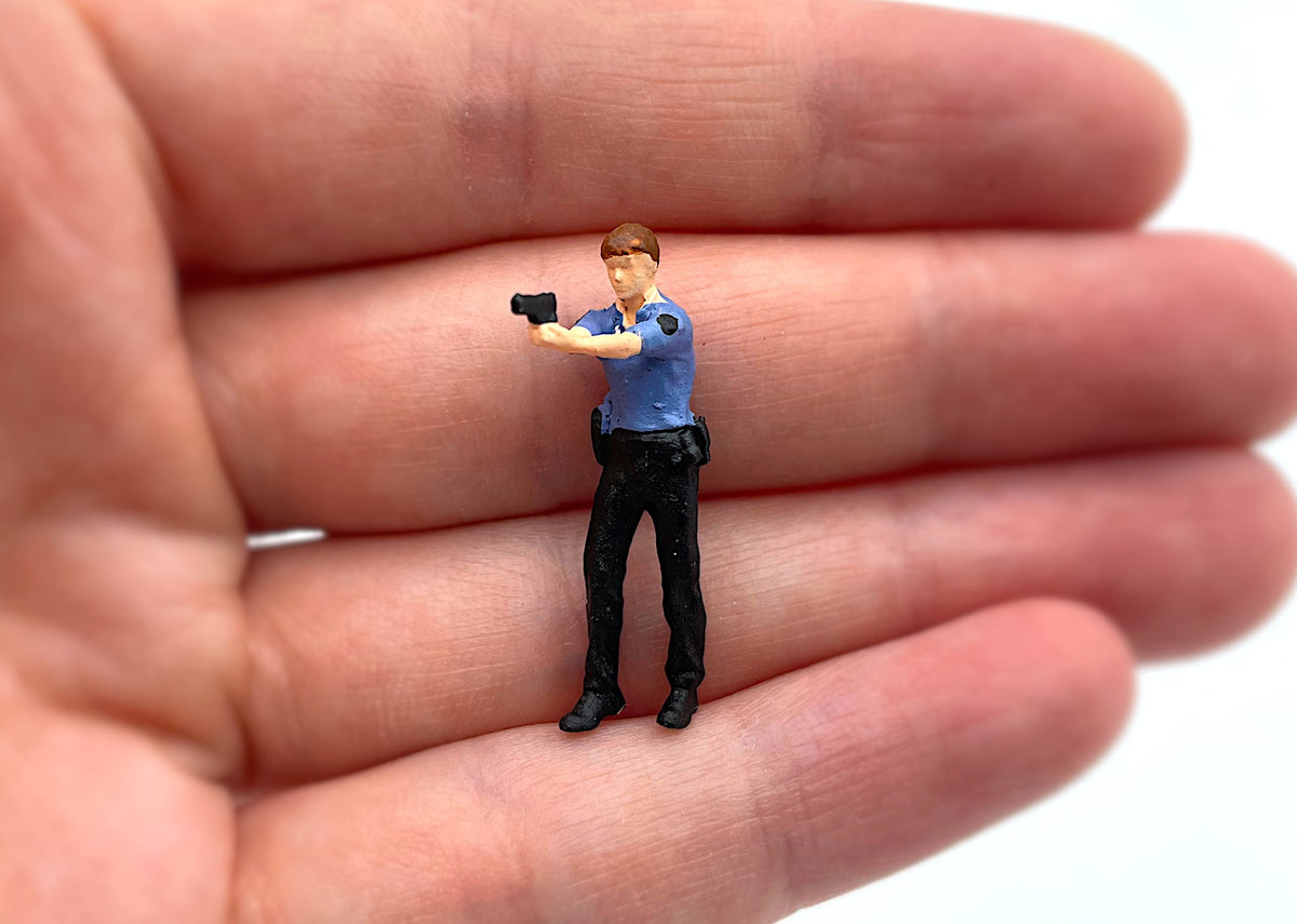 Police SWAT Security Criminal Robber Traffic Police 1:64 Scale Miniature Figures