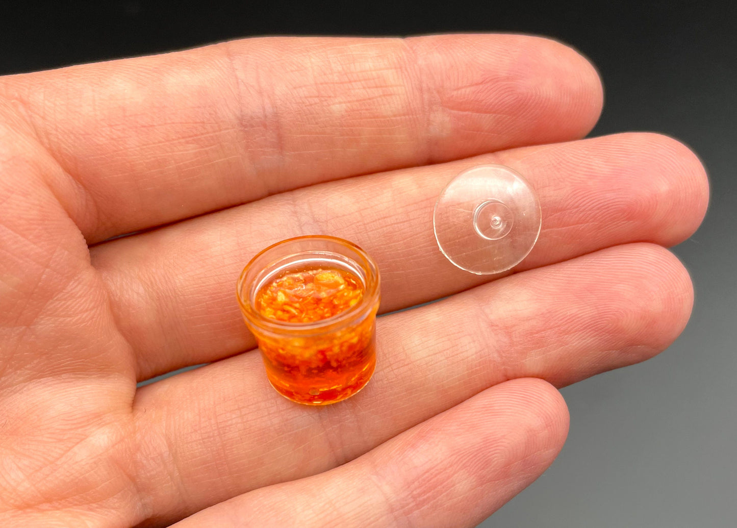 Miniature Jars Set Sugar Soy Honey Kitchen Food Dollhouse Accessories 1:6 Scale