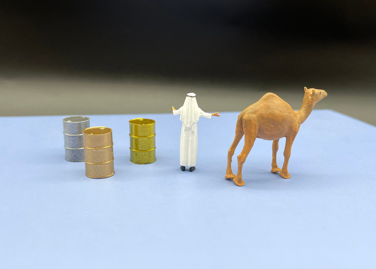 Miniature Oil Sheikh Figure 1:64 Scale Human Model