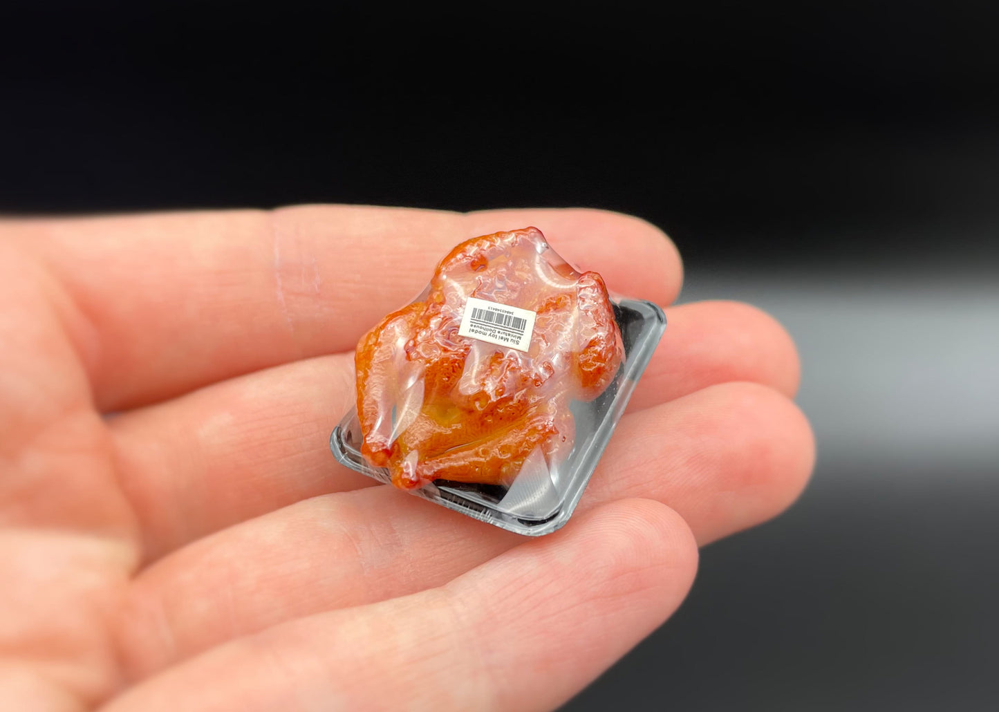 Miniature Cooked Chicken / Turkey. Dollhouse Food Kitchen Accessory. 1:12 1/6 Scale