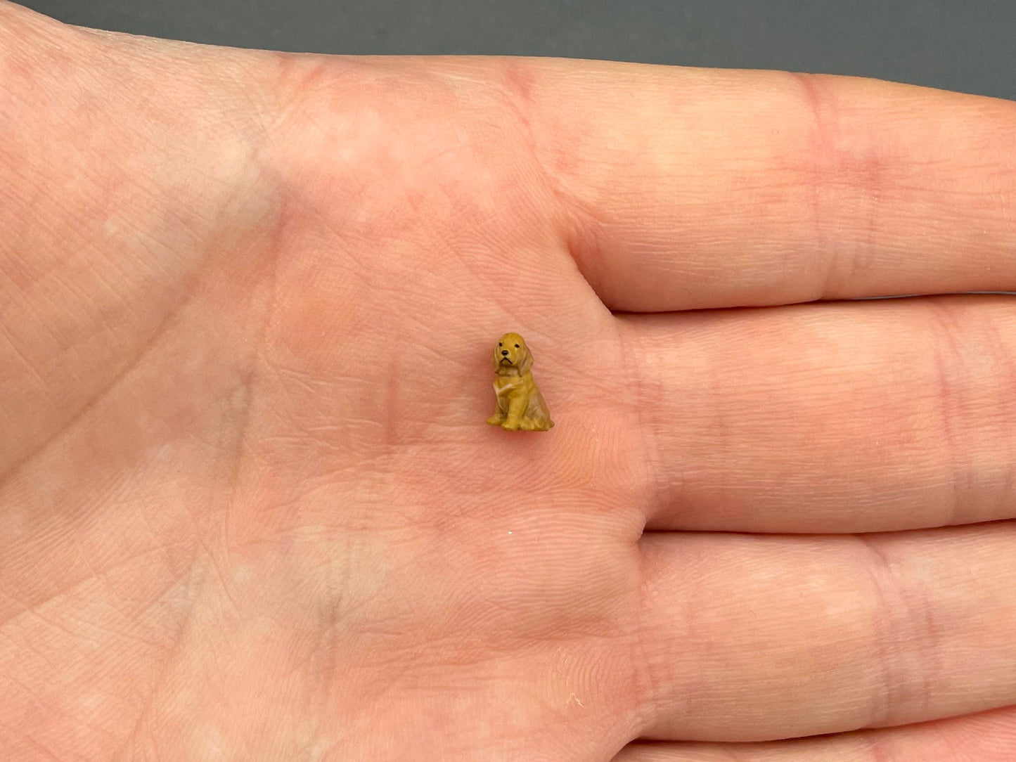 Golden Retriever, German Shepherd, Puppy Dog Miniature Figures. 1:64 Scale