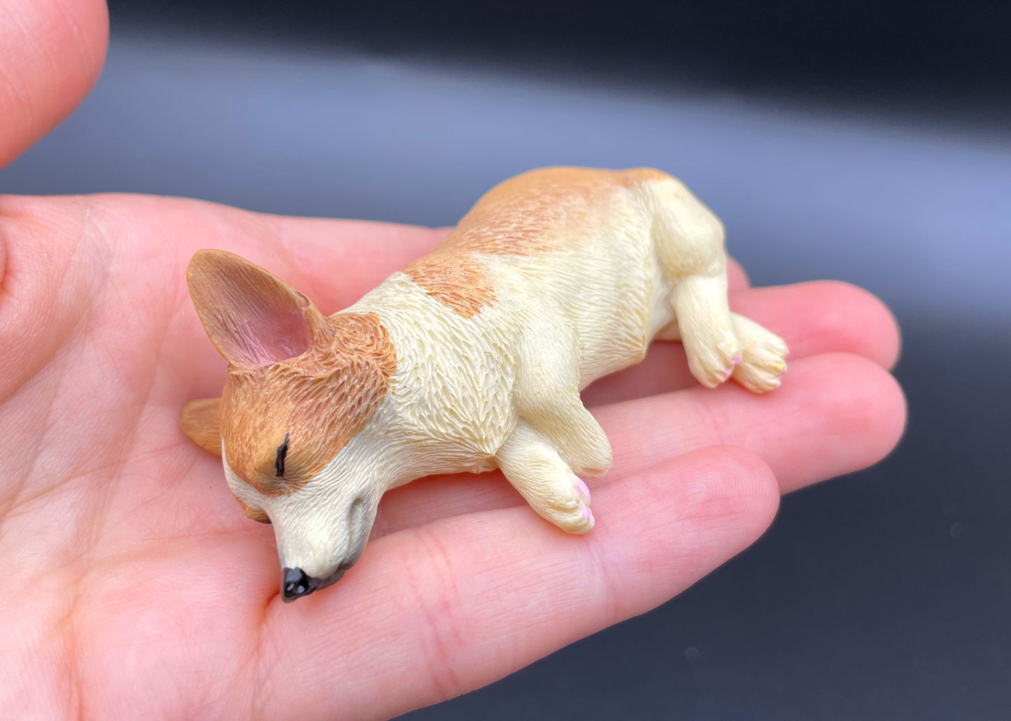 Corgi Puppy Dog Magnets. 6 Color Choices. Miniature 1:6 Scale