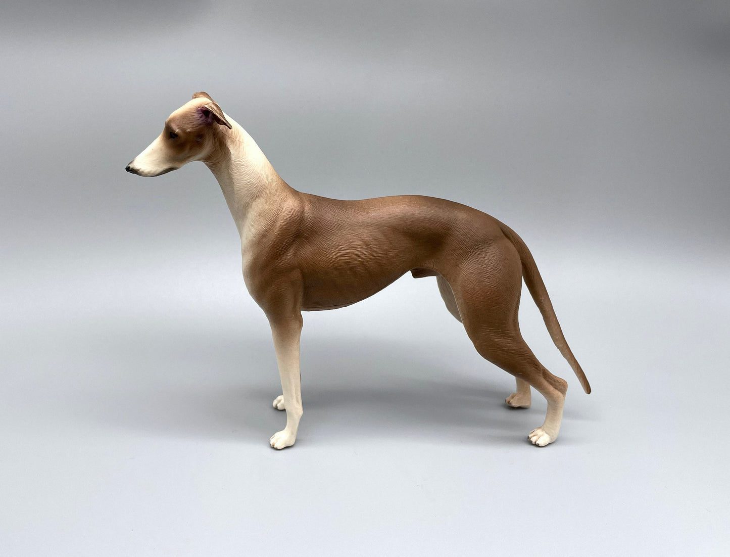 Miniature Greyhound Dog Statues / Models. 1:6 Scale (Barbie Compatible)
