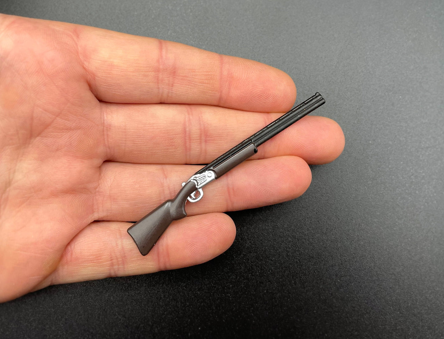 Miniature Guns. Shotgun, Rifle. Dollhouse Model Accessories. 1:12 Scale