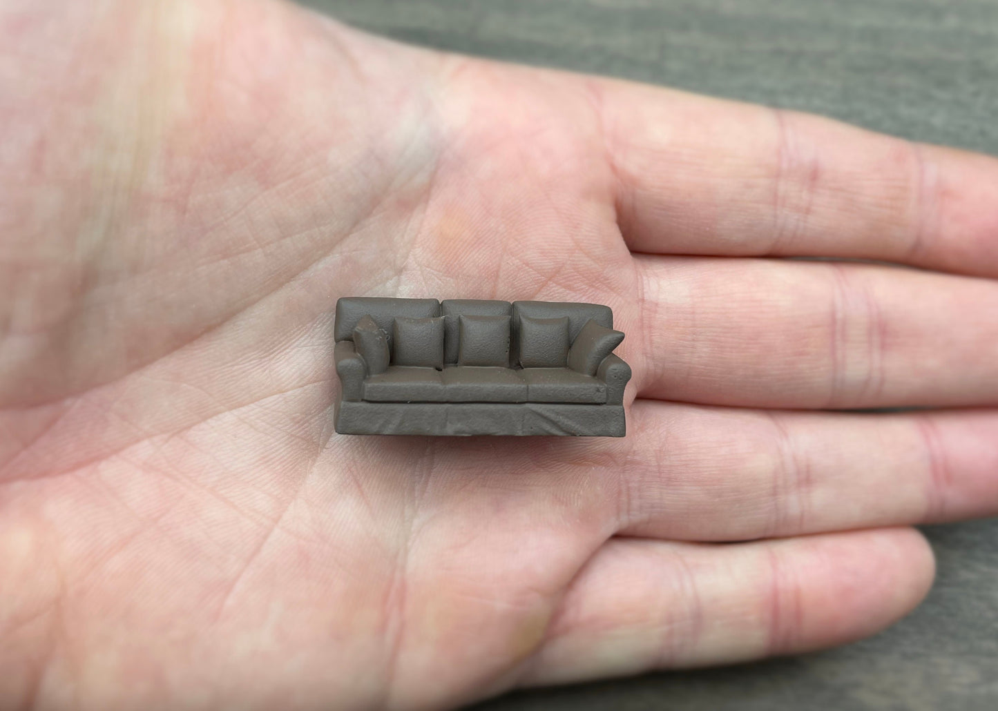 Miniature Furniture. Tables, Chairs, Sofa, Bench. 1:64 Scale