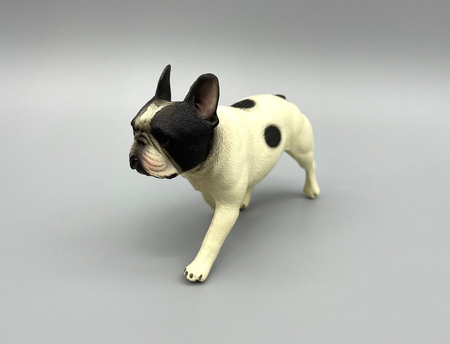 French Bulldog Miniature 1:6 Scale Standing Pose Figurine