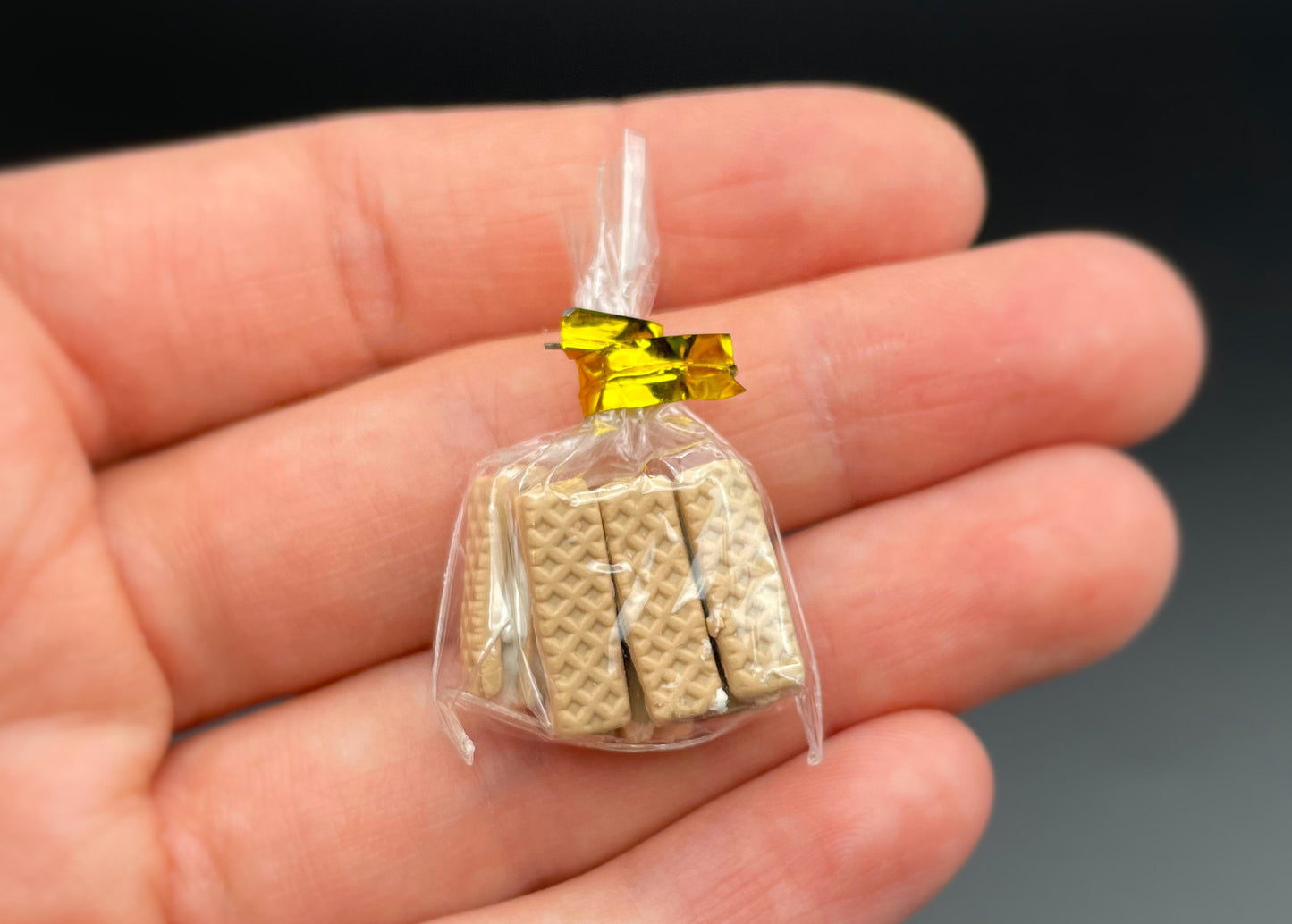 Miniature Sweets. Muffin, Cookies, Cupcake, Macaron, Wafer. Mini Dessert. 1:12/6 Scale
