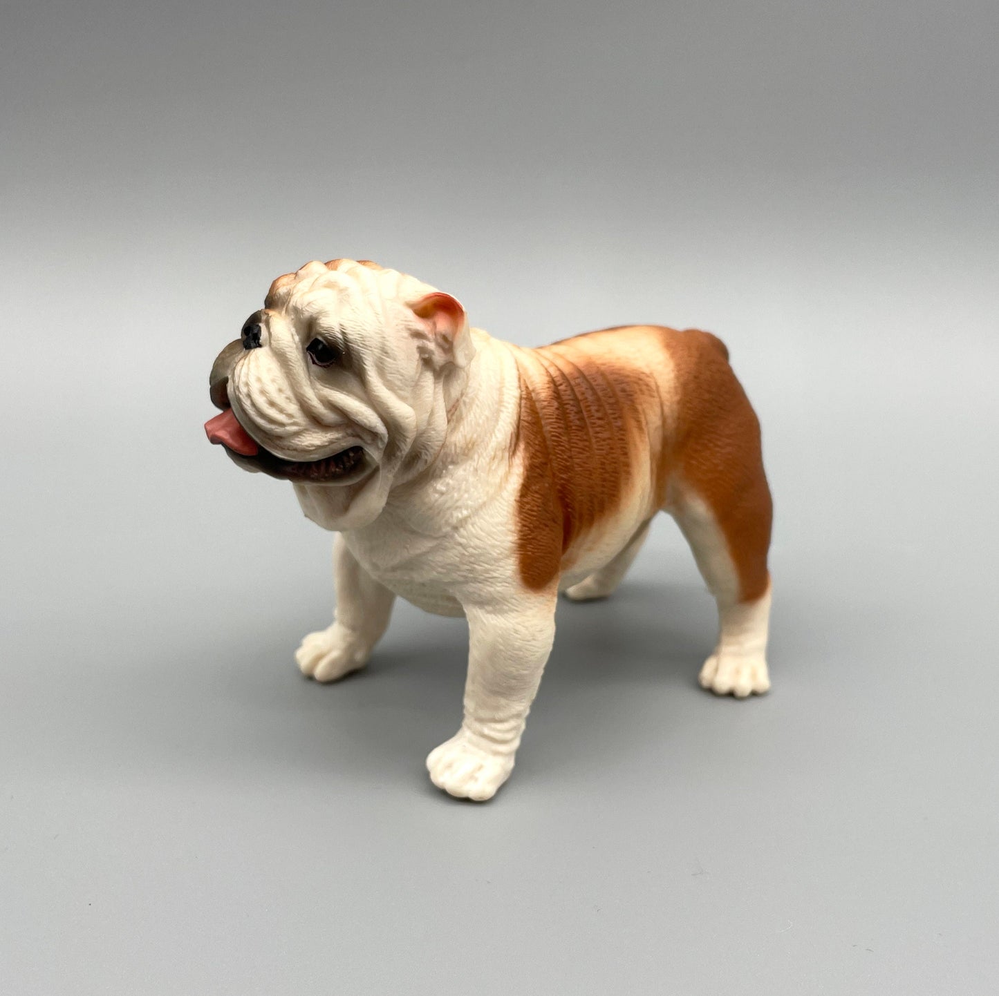 Miniature English Bulldog Models. 1:6 Scale Dog Figures