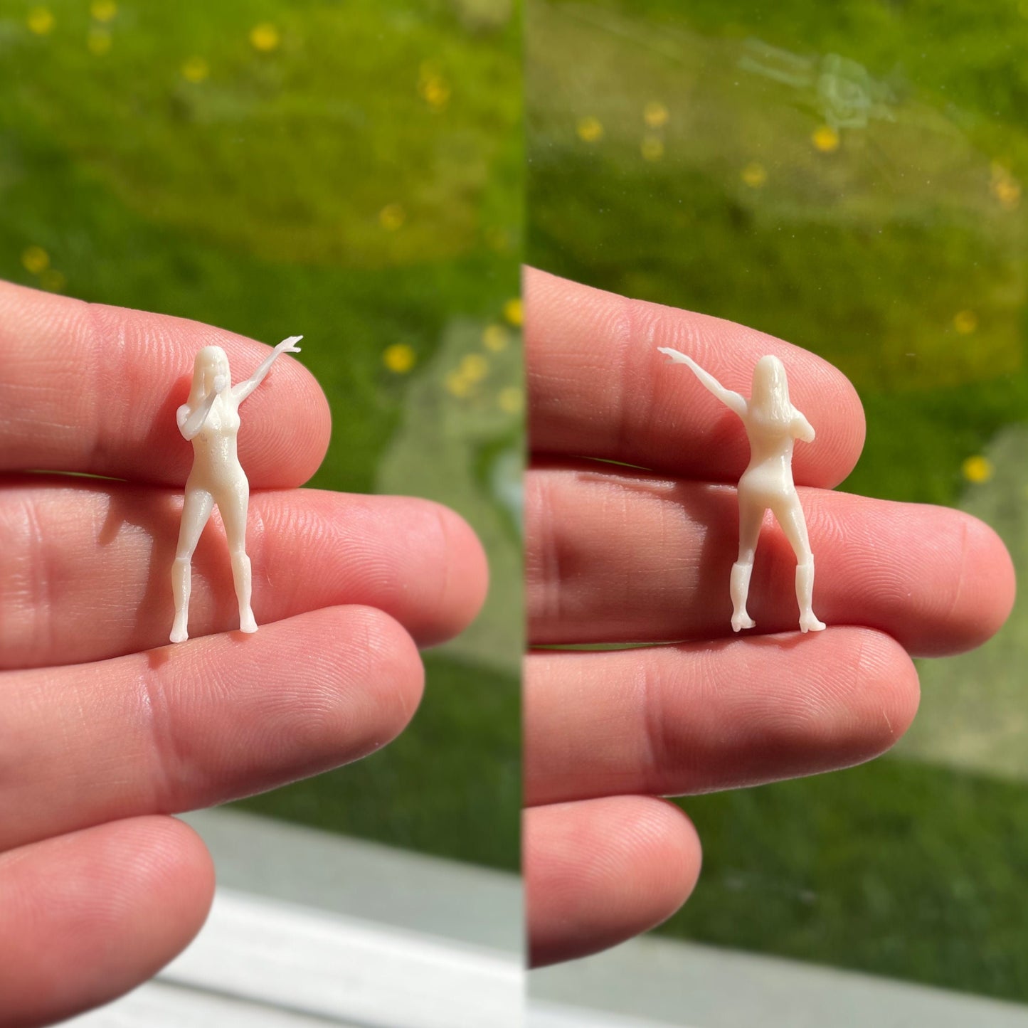 Unpainted Taylor Swift Model. The Eras Tour. Rhinestone Bodysuit. Miniature 1:64 Scale