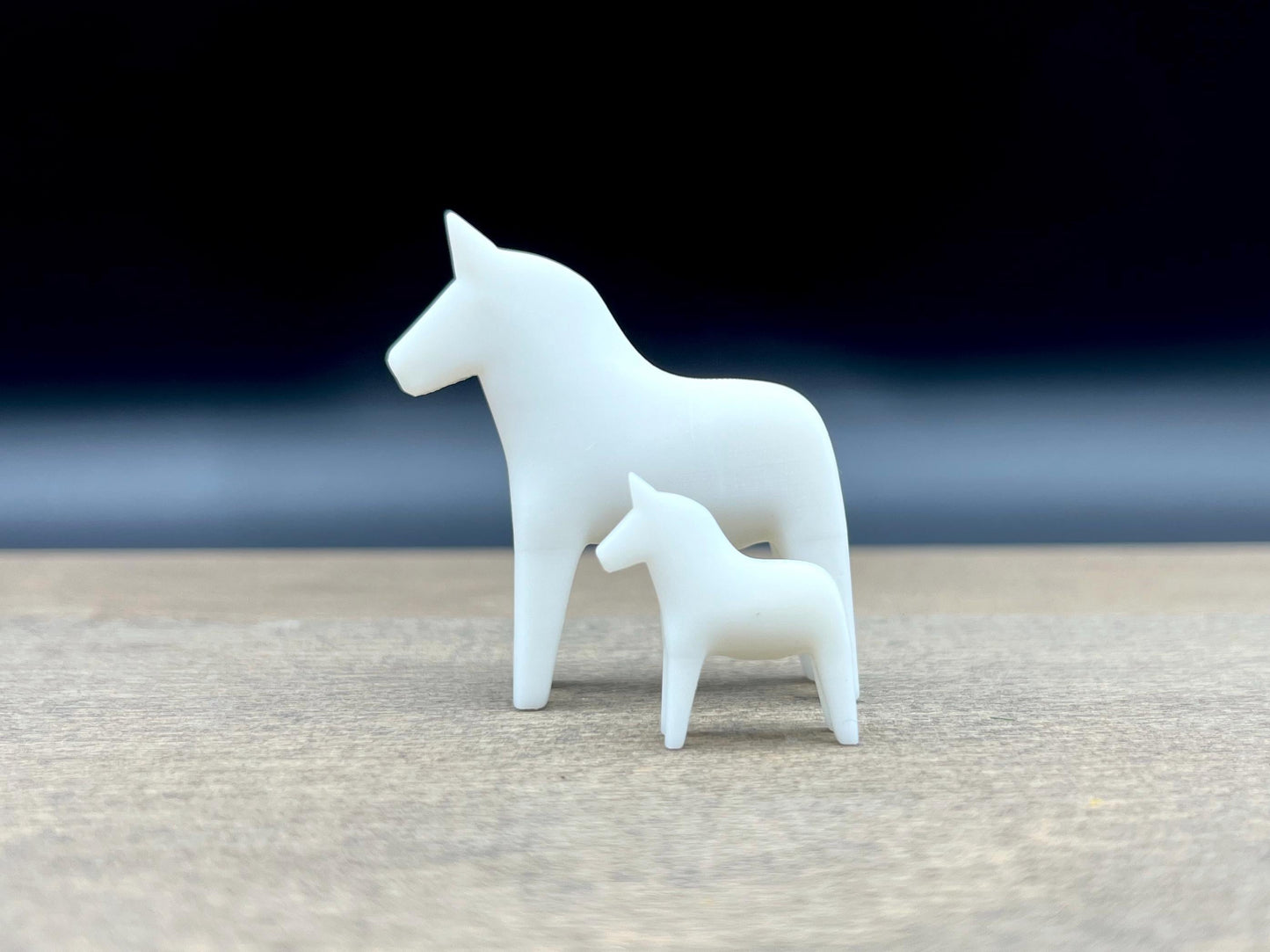 Miniature Dala Horse. Various Sizes. Miniature Ornaments / Gifts