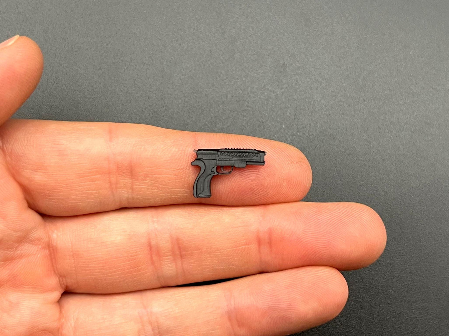 Miniature Pistol Handgun Toy. Miniature Scale Replica Gun