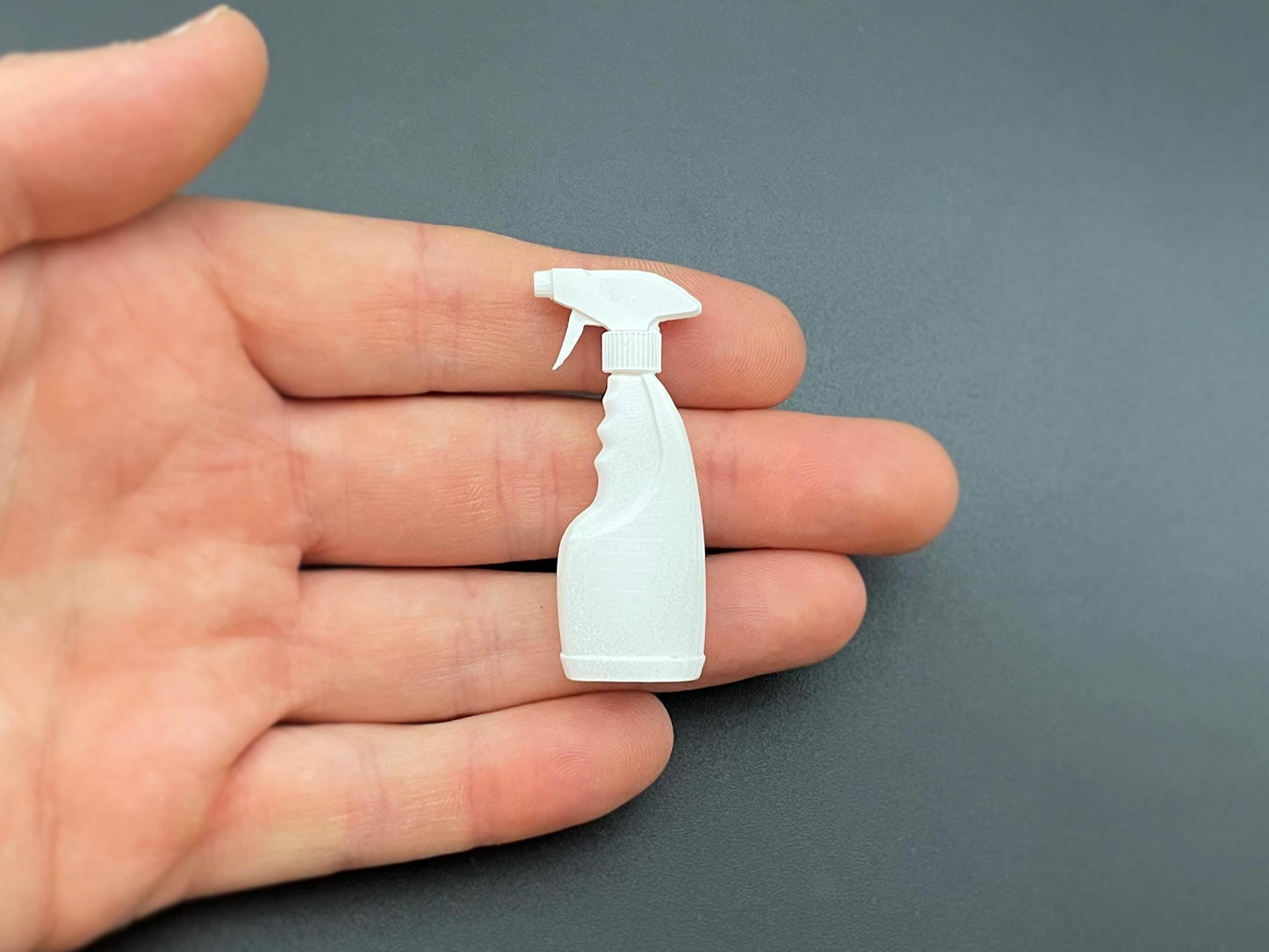 Miniature Spray Bottle 1:6 Scale Dollhouse Cleaning Accessory
