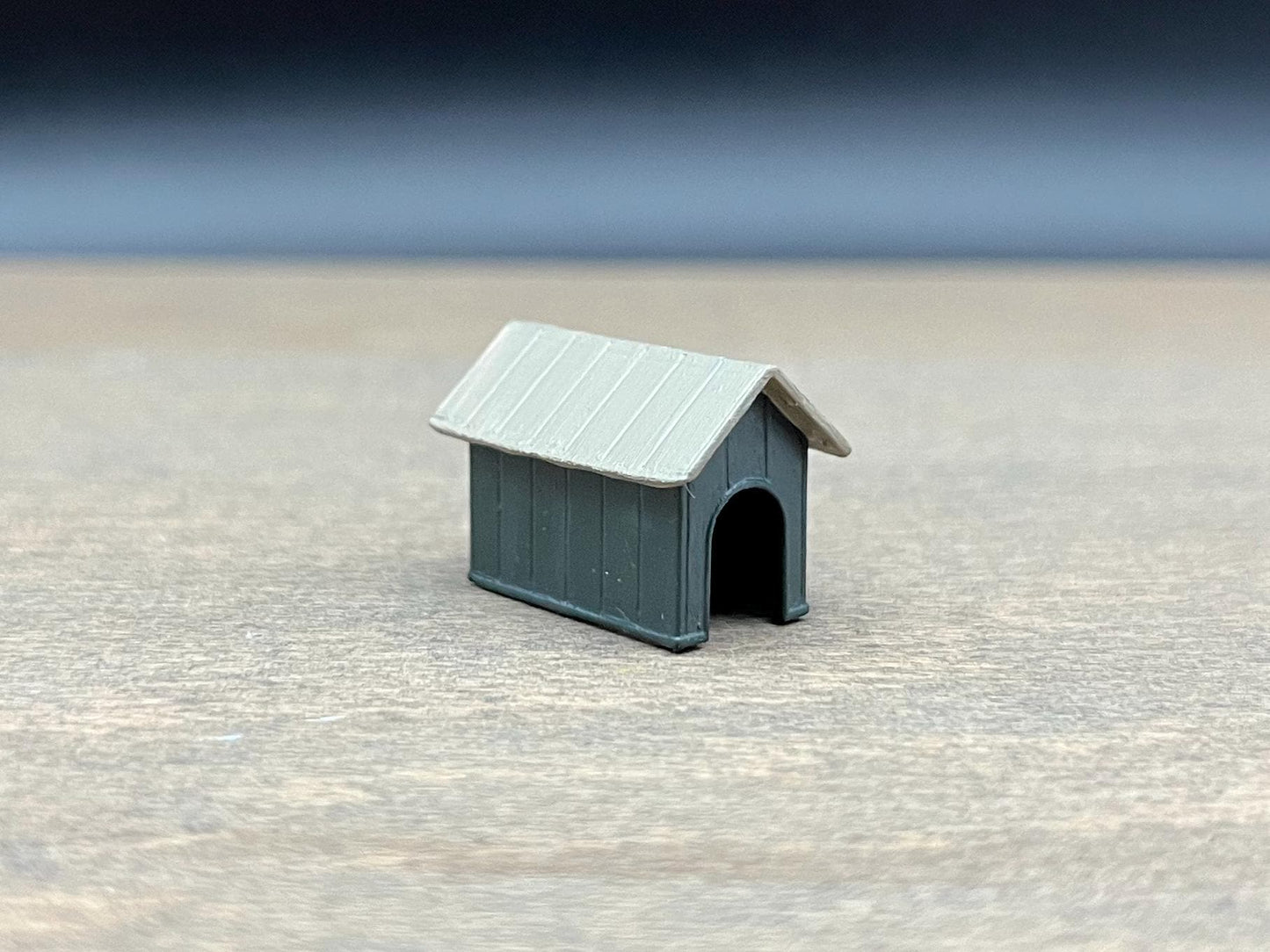 Dog Kennel. 1:64 Scale Hand-Painted Miniature