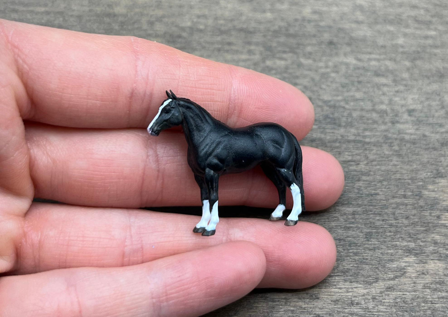 1:64 Scale Horses. Hand-painted. Miniature Realistic Animal Figures