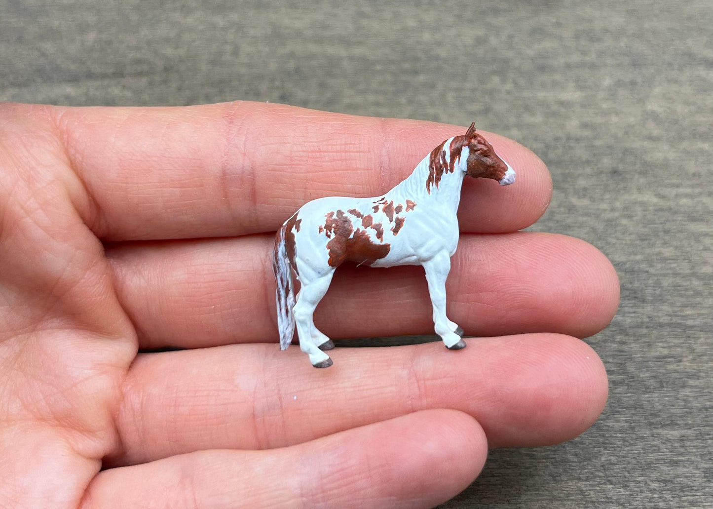 1:64 Scale Horses. Hand-painted. Miniature Realistic Animal Figures