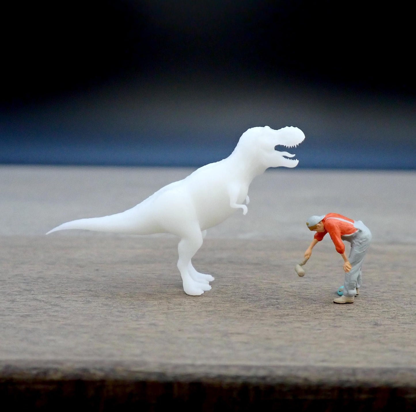 Miniature T-Rex Dinosaur. Painted or Unpainted. 0.9 inches tall