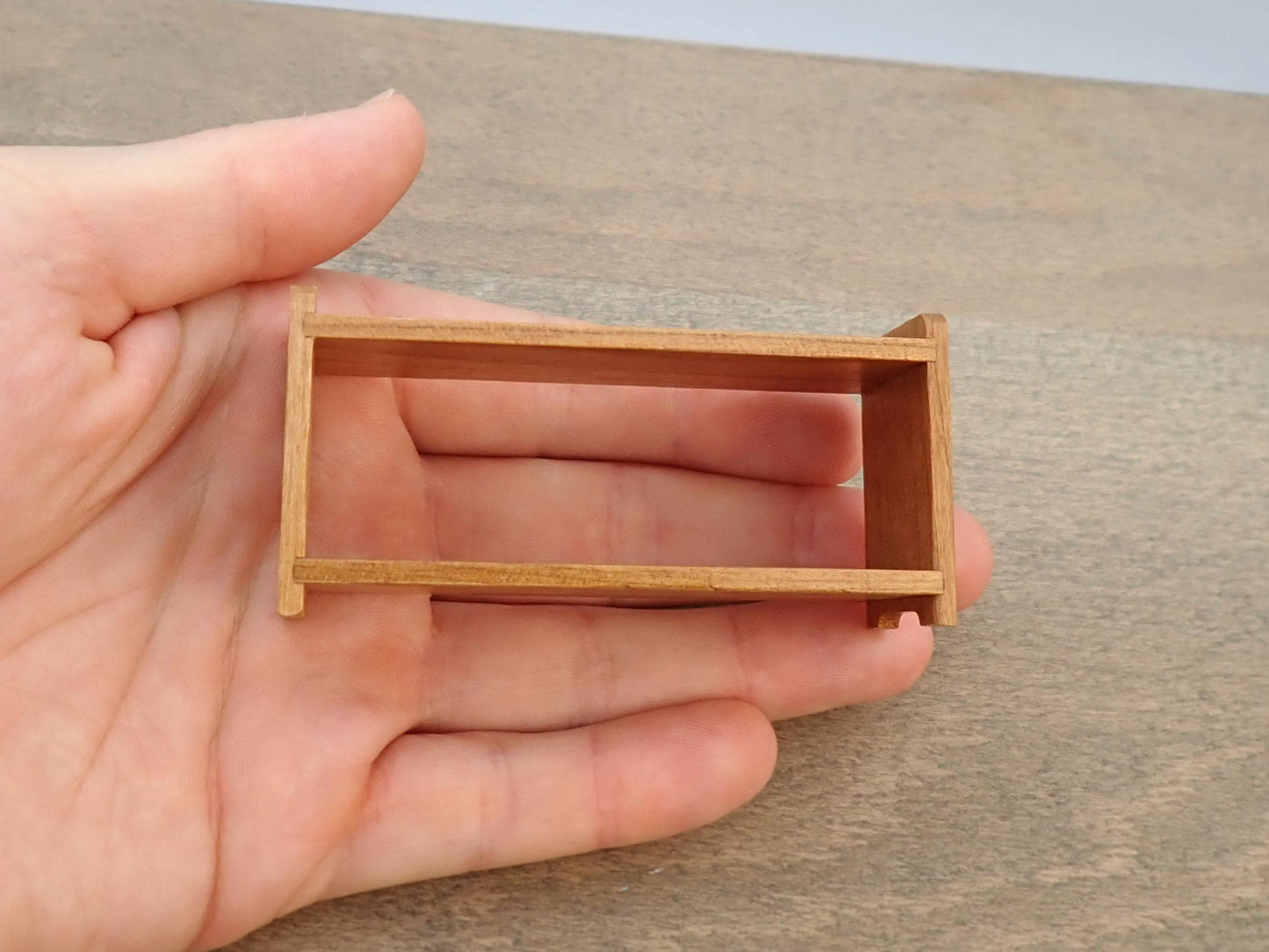 Miniature Shelf / Display Stand / Spice Rack. 1:12 or 1/6 Scale