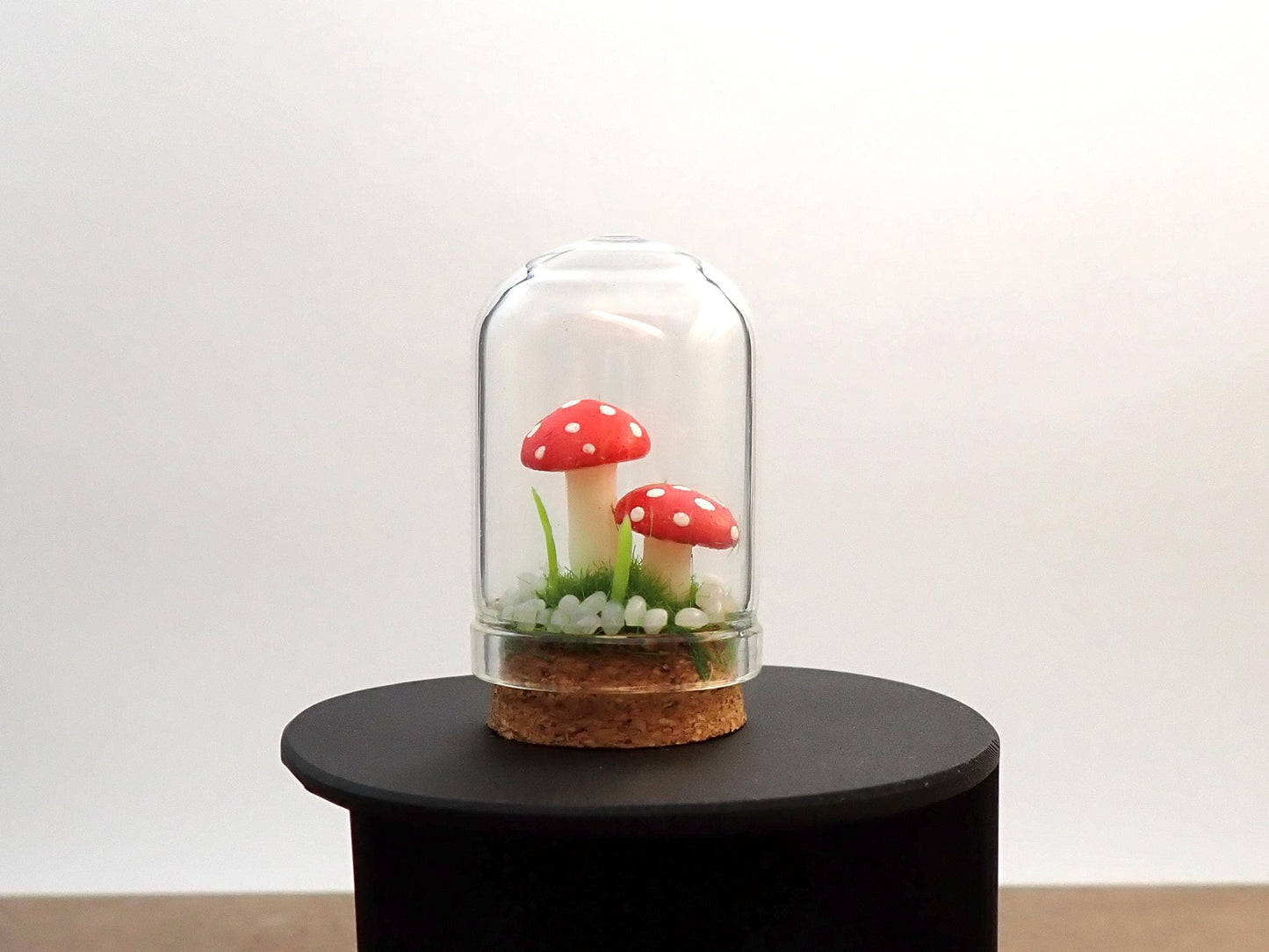 Miniature Mushroom Terrarium. 1:12 Scale Miniature Dollhouse Accessory