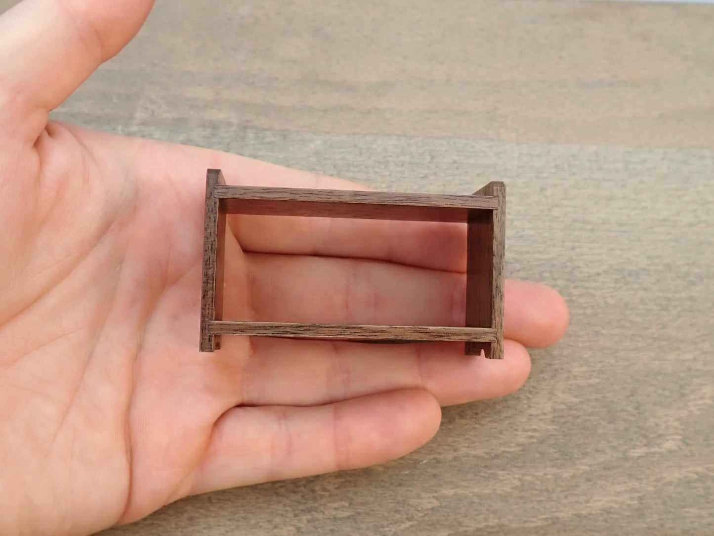 Miniature Shelf / Display Stand / Spice Rack. 1:12 or 1/6 Scale