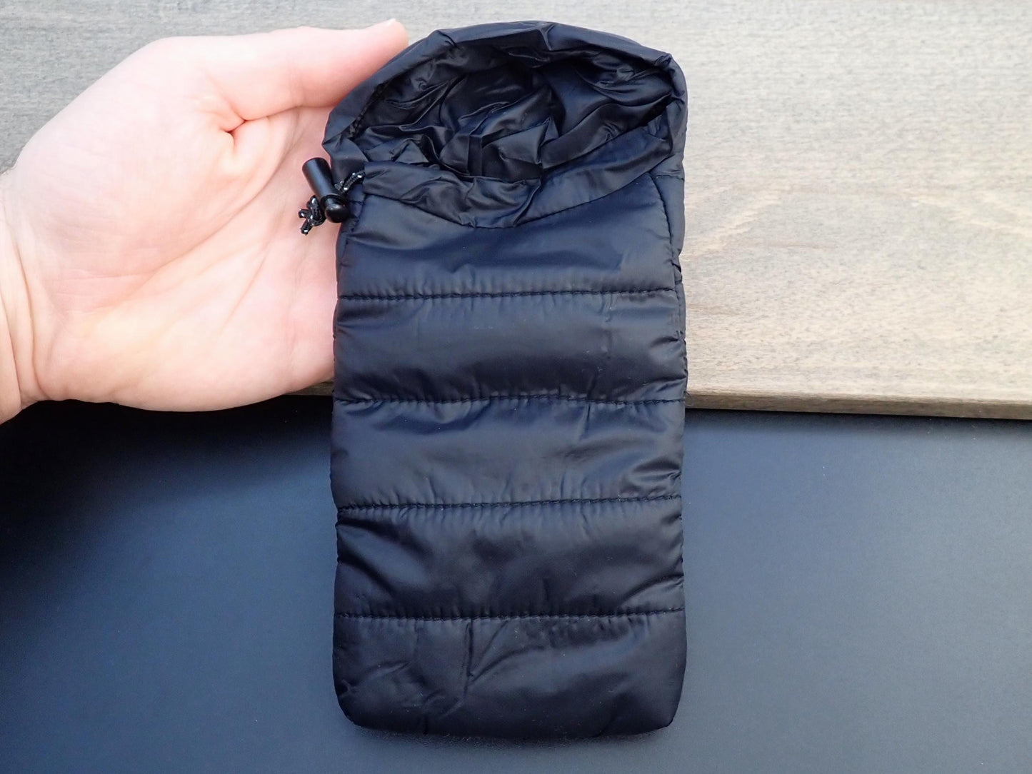 Miniature Sleeping Bag. Tiny Hand-Made Realistic Replica