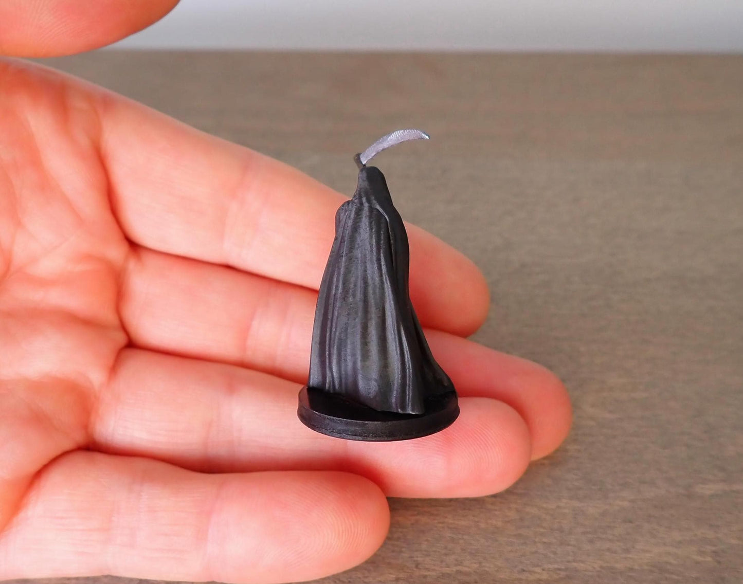 Hand-Painted Grim Reaper D&D Miniature 32mm Death NPC Scale Comparison