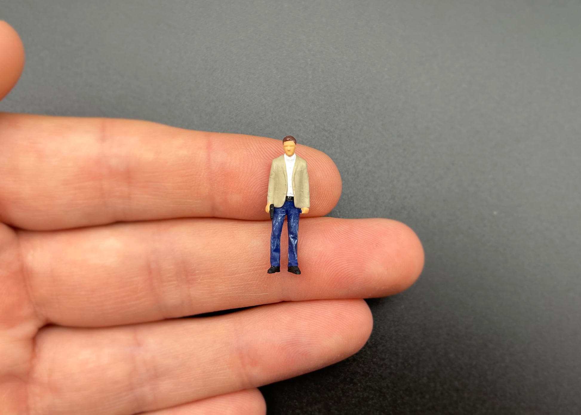 Miniature Game Character Set 1:64 Scale Full View