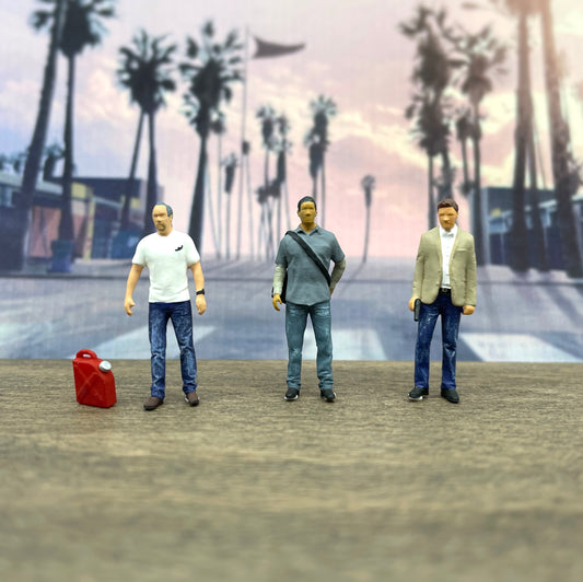 Miniature Video Game Characters. 1:64 Scale People