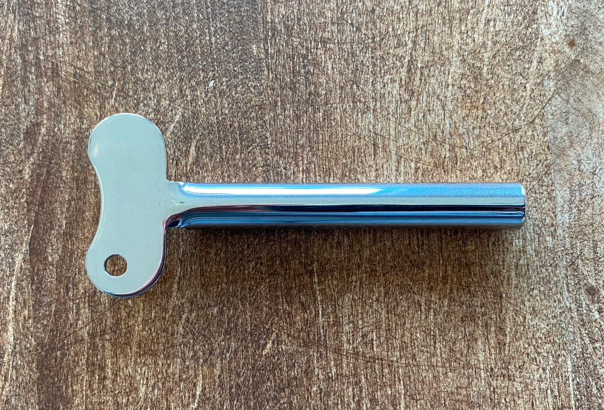 Metal Toothpaste Tube Squeezer Close-Up Detail View