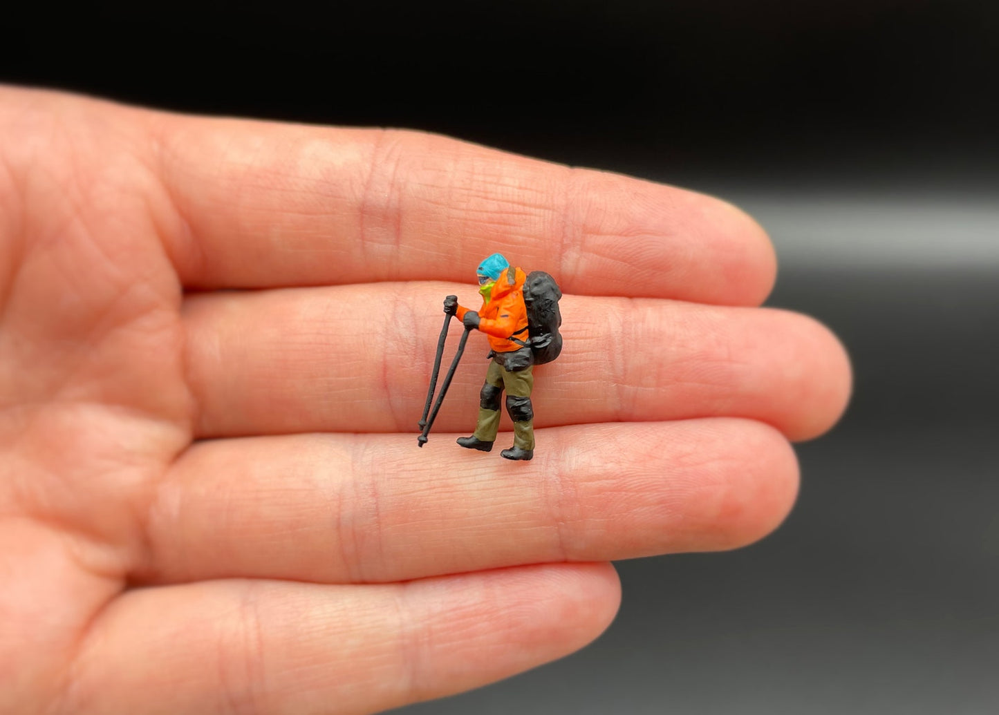 Miniature Hikers Climbers Campers Figures. 1:87 Scale
