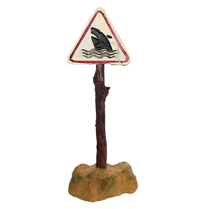 Miniature Aquarium Landscaping Signs Front View