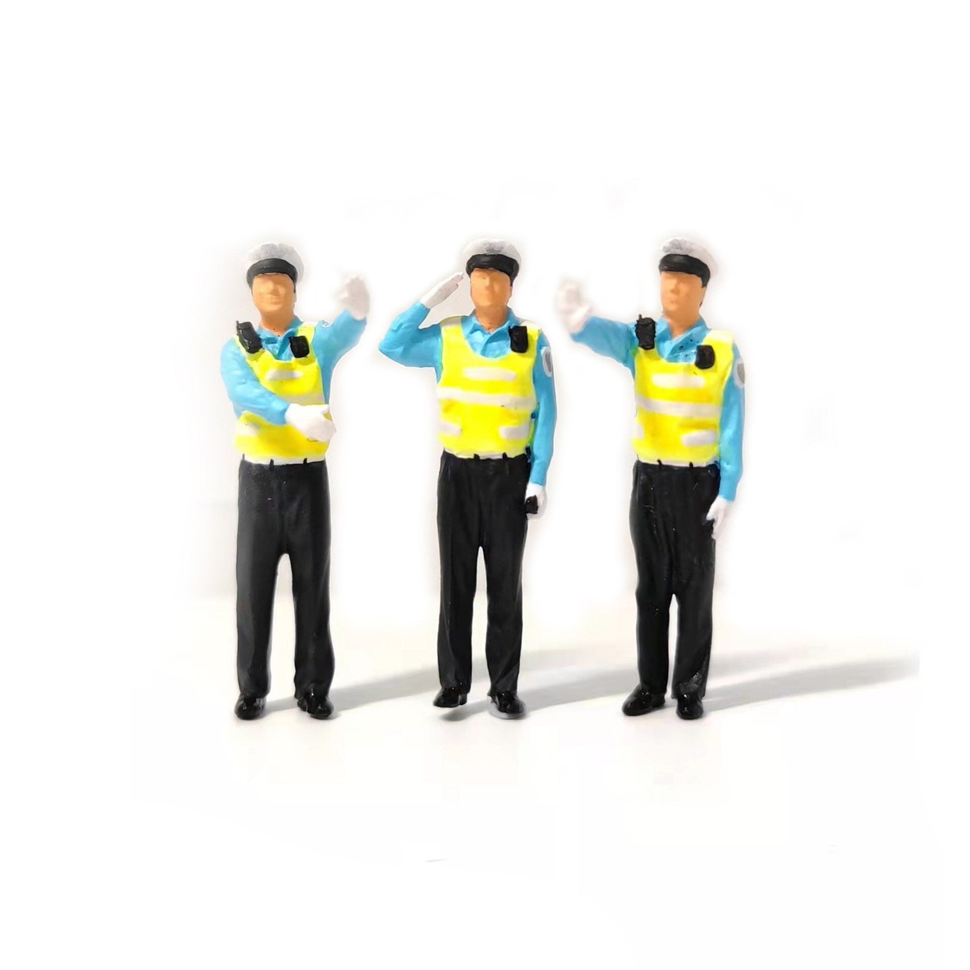 Miniature Traffic Police Figure 1:64 Scale Human Model