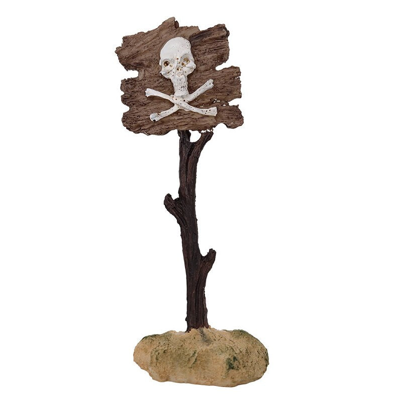 Miniature Aquarium Sign Landscaping Decoration Side View